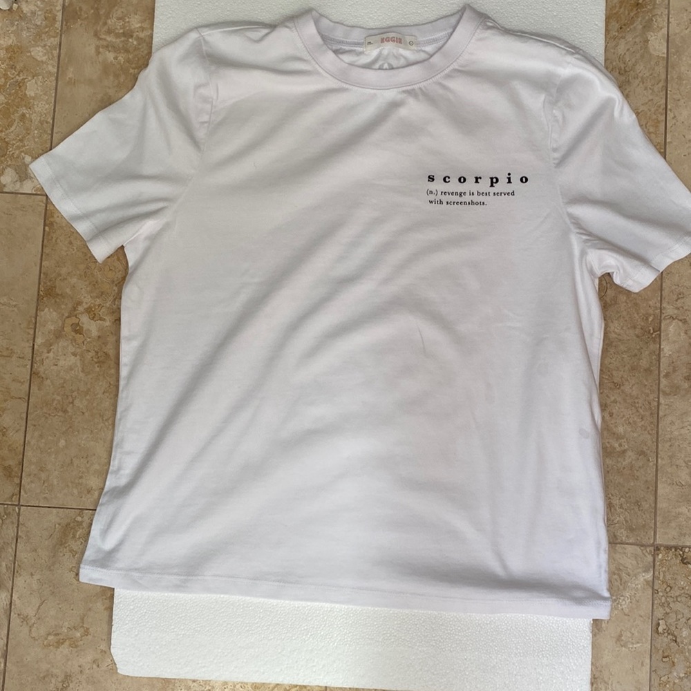 New Eggie T-shirt Size M.